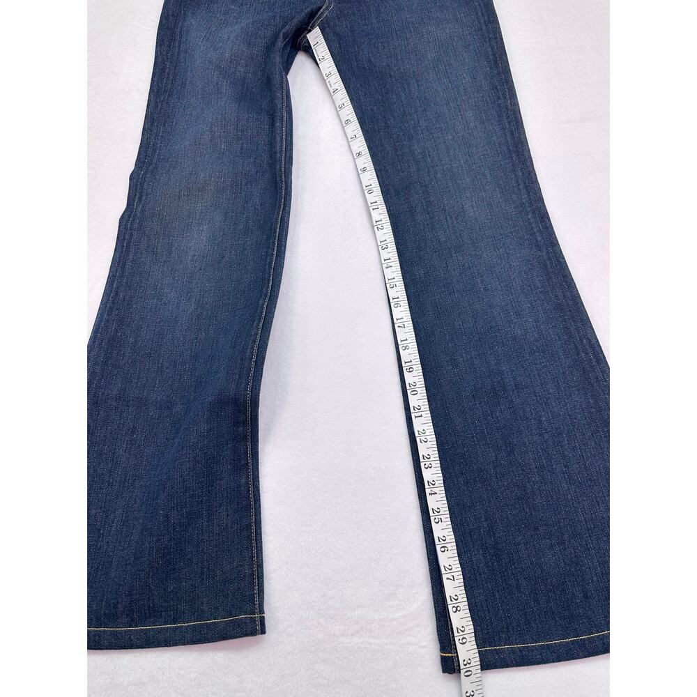 PAIGE Premium Lowrise Hollywood Hills Bootcut Jeans Dark Wash USA Made Size 29 - Picture 11 of 12